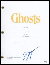 Roman Zaragoza "Ghosts" AUTOGRAPH Signed 'Sasappis' Pilot Episode Script ACOA