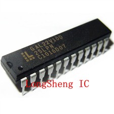 10PCS GAL22V10D-25LPN GAL22V10D-25LP GAL22V10D DIP24 new