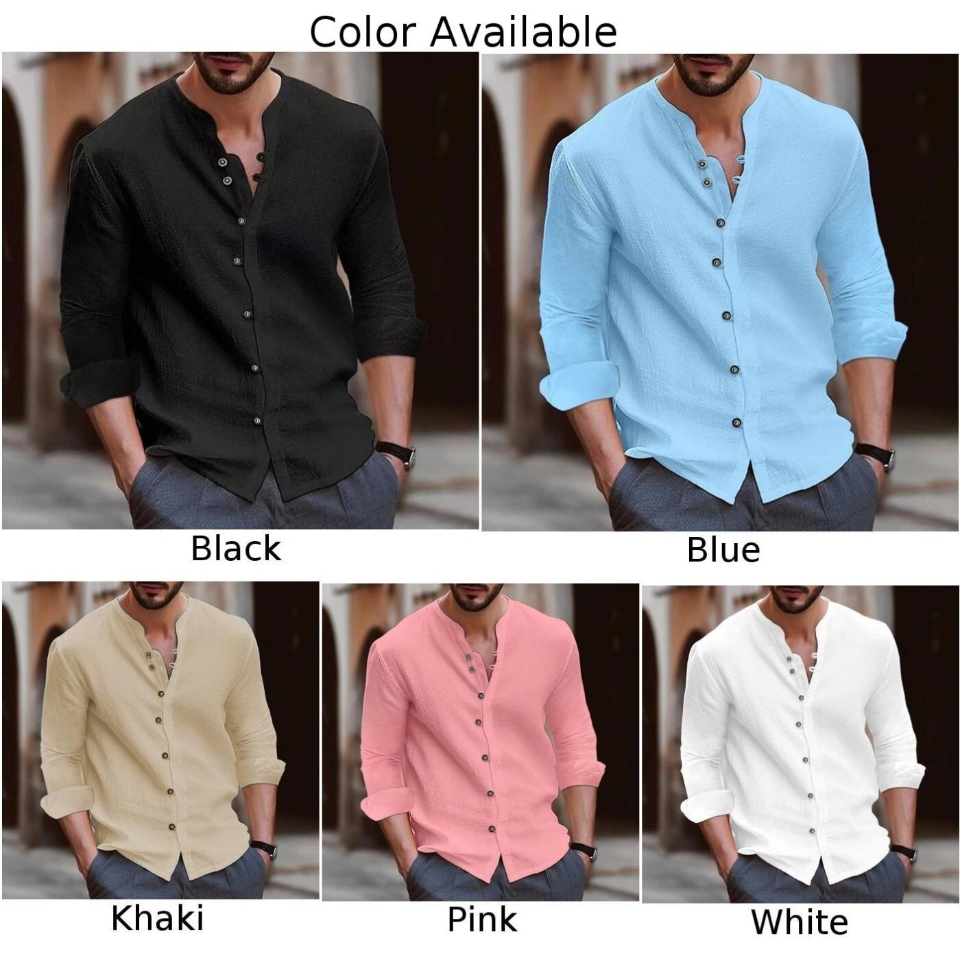 T-shirt Femme Col V Boutonné Manches Longues - Élégant Et Confortable Pour Printemps Et Automne, Matière Douce Unie - 8