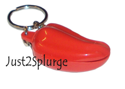 Tupperware Keychain Mini Chili Pepper Keeper Container Red NIP New Gadget