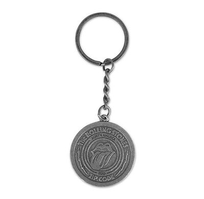 ROLLING STONES - Zip Code 2015 metal - Keychain Keyring Schlüsselanhänger - Neu 