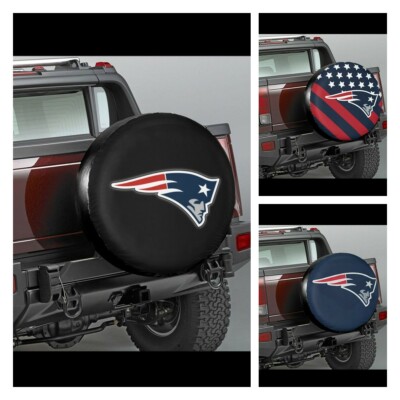 New England Patriots Auto Car Tire Cover Car Accessories Spare Tire Cover