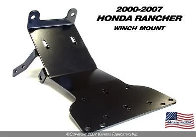 Комплект лебедки и монтажный комплект Kfi 2500 фунтов для Honda Rancher 400 2004-2007 - Изображение 2 из 2