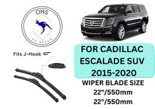WIPER BLADES FOR Cadillac Escalade SUV 2015 – 2020 4th Gen