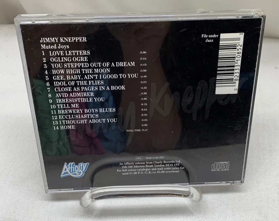 Jimmy Knepper Muted Joys CD 1989 Affinity Jazz Import Made In England EEC Foto 2 de 4