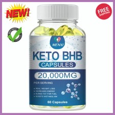Keto Diet Pills 20,000mg Best Weight Loss Fat Burner Carb Blocker Diet ACV Pills