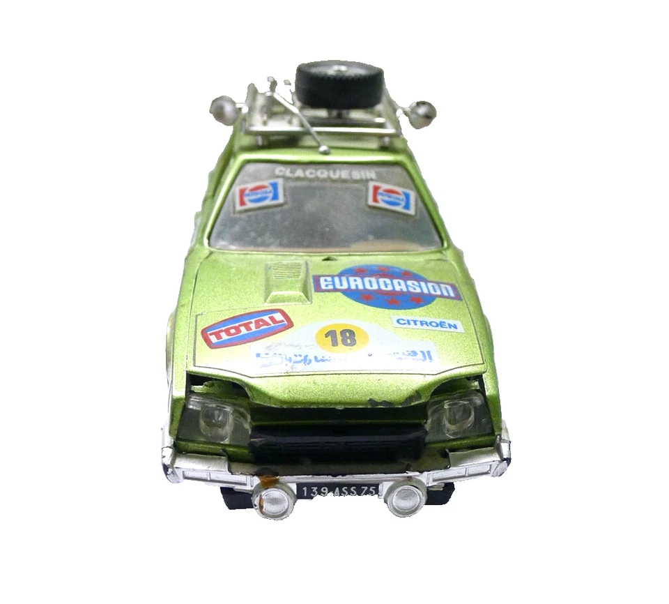 VECCHIO MODELLINO POLISTIL VINTAGE RENAULT CX 2200 RALLY 1 25 - Immagine 2 di 4