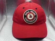 Drew Pearson Ball State Cardinals Indiana Licensed Red Patch Strapback Hat Cap