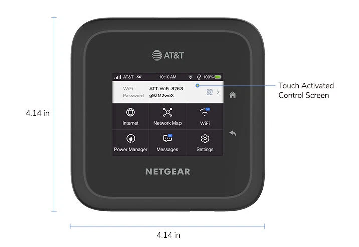 Netgear NightHawk MR6500 M6 Pro WiFi 6E Mobile Hotspot Router (AT&T + Unlocked) - Image 4 of 4