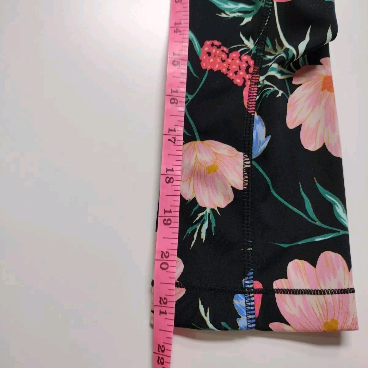 Kate Spade New York Leggings Blossom Studio Women's XS Black Floral Athleisure thumbnail 12