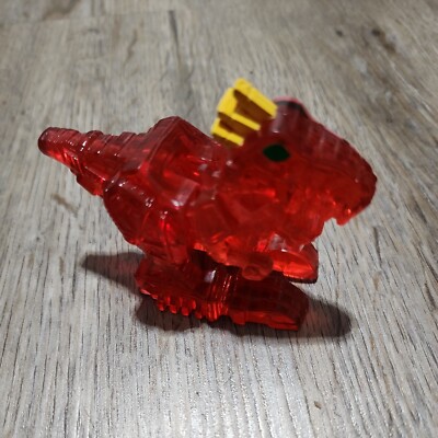 Power Rangers Dino Charge  Tyrannosaurus Rex Translucent Red Holder Figure