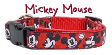 Mouse dog collar handmade adjustable buckle collar 5/8"wide or leash