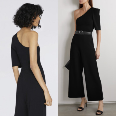 STELLA MCCARTNEY - NEW $2,295 ONE-SLEEVE ''STRETCH-KNIT'' JUMPSUIT (SNATCHED!!) 44