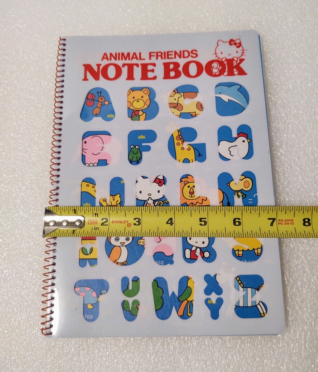 VTG 1976 HELLO KITTY SANRIO ABC Notebook Collectible Notebook