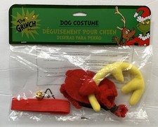 Dr. Seuss THE GRINCH DOG Max COSTUME S NEW Small Headpiece  Collar 2pc