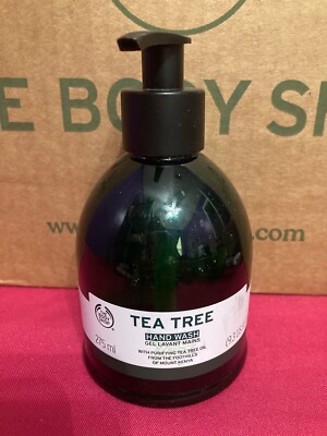 THE BODY SHOP TEA TREE HAND WASH W/PURIFYING TEA TREE OIL 9.3 fl oz *US SELLER*
