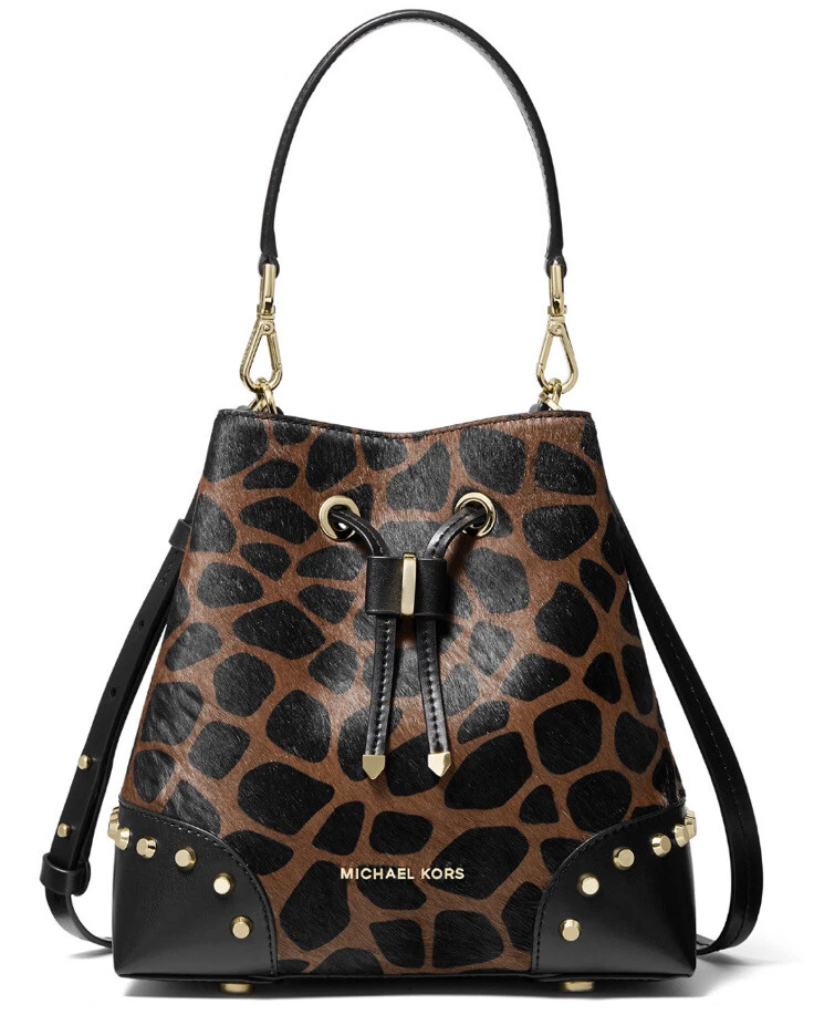 Bolso de hombro Michael Kors $358 Mercer Gallery pequeño cubo cartera de becerro NUEVO con etiquetas Foto 3 de 4