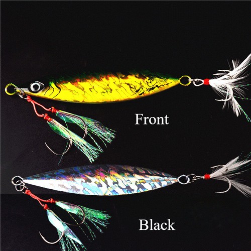 1 Stück Tiefsee Slow Fall Pitch Blei Metall Flach Jigging Angelköder 30-200G - Bild 13 von 14