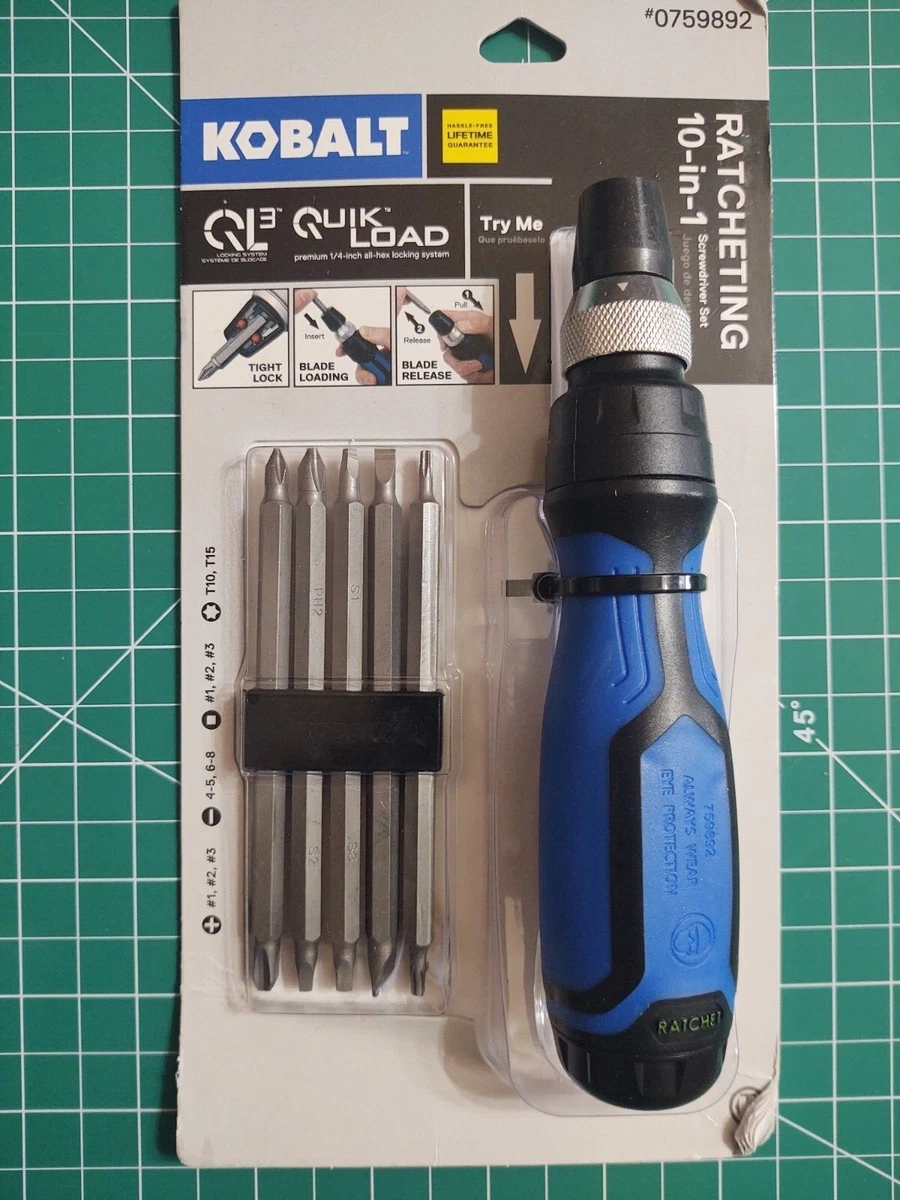 Kobalt quick cheap load screwdriver