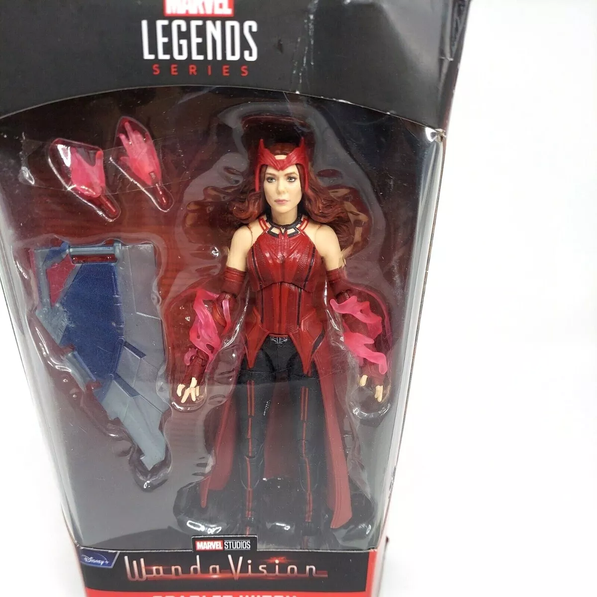 Hasbro Marvel Legends Scarlet Witch figure wields the Darkhold!