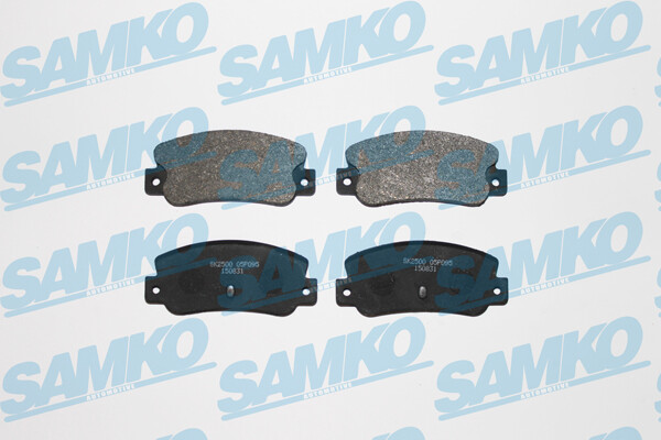 SAMKO 5SP095 Brake Pad Set, disc brake for FIAT,LANCIA