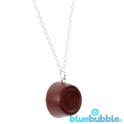 bluebubble MY SWEET SHOP Rolo Necklace on Gift Card Kitsch Kawaii Funky Candy UK