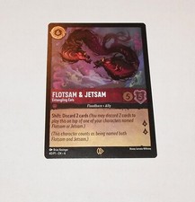 Disney Lorcana Game - Flotsam  Jetsam Entangling Eels Foil Promo GENCON 2024