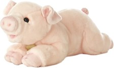 Aurora - Miyoni - 16" Pig Realistic Stuffed Animal
