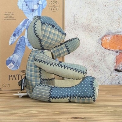 Ralph Lauren RRL Patchwork Design Limited Bear H 16.5 x W 8.6 x D