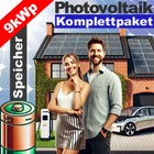 9kW Photovoltaikanlage mit Speicher und Notstrom Solaranlage PV Komplettpaket