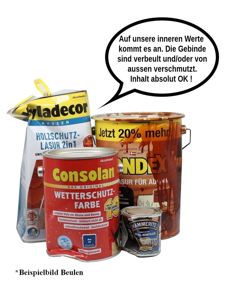 Bondex Dauerschutzfarbe Wetterschutzfarbe BEULE Farb- & Größenwahl Holzfarbe - Bild 2 von 4