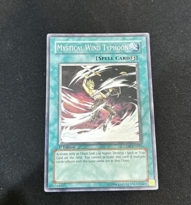 Mystical Wind Typhoon - CDIP-EN045 - Common - 1st Edition Near Mint Yugioh Card