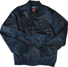 Toronto Raptors NBA Basketball Pro Standard Triple Black Satin Full-Snap Jacket