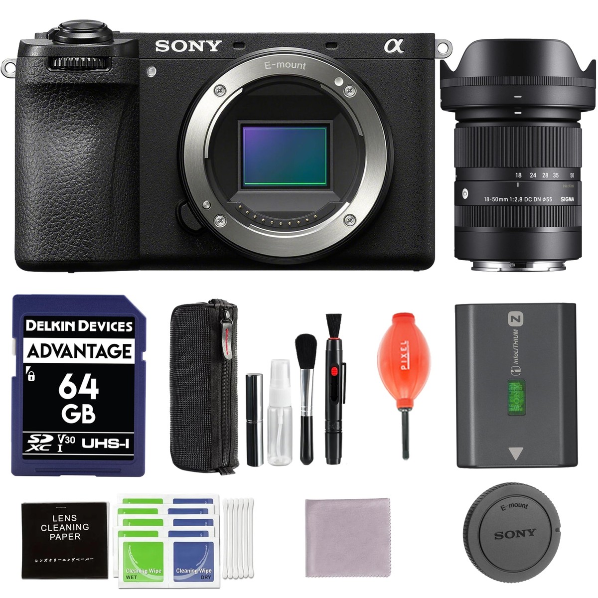 SONYα6700 ILCE-6700 + SIGMA 18-50mm F2.8 Sigma 18-50mm f/2.8 DC DN Contemporary Lens - Sony E Mount