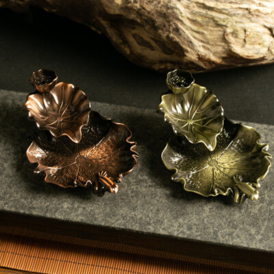 Leaf Tower Incense Ceramic Burner Fragrance Holder Backflow Censer Smoke ReflYR
