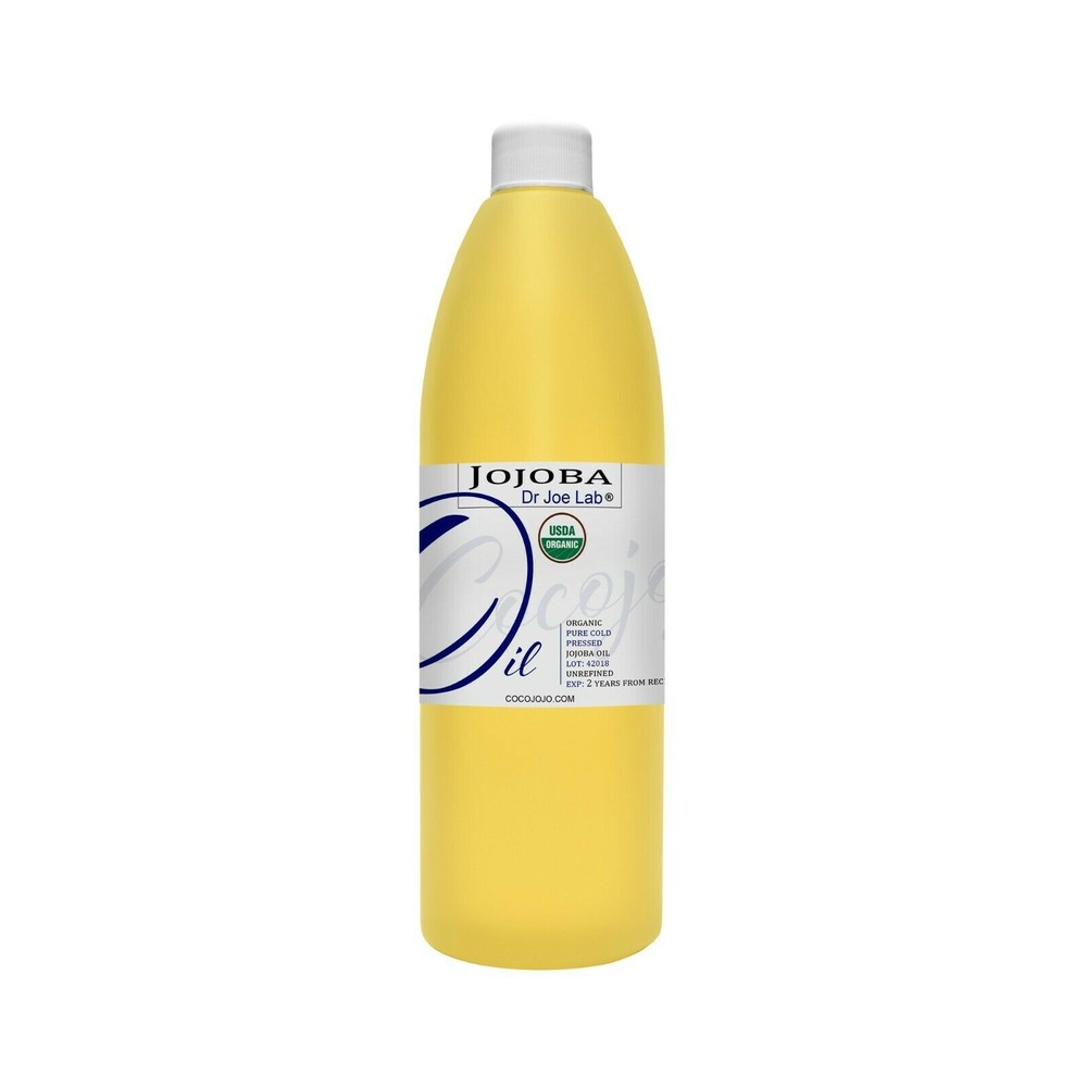 USDA Organic Jojoba Oil 100% Pure Cold Pressed 16oz Bulk Wholesale