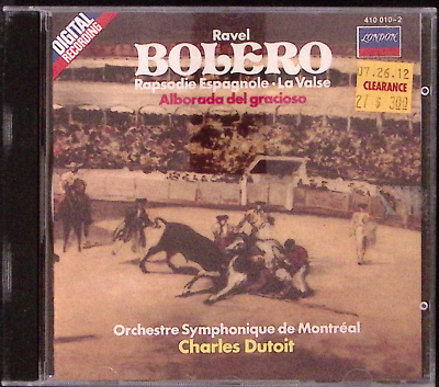 (CD)Favourite Rhapsodies／Charles Dutoit CHARLES DUTOIT ORCHESTRE SYMPHONIQUE DE MONTREAL RAVEL