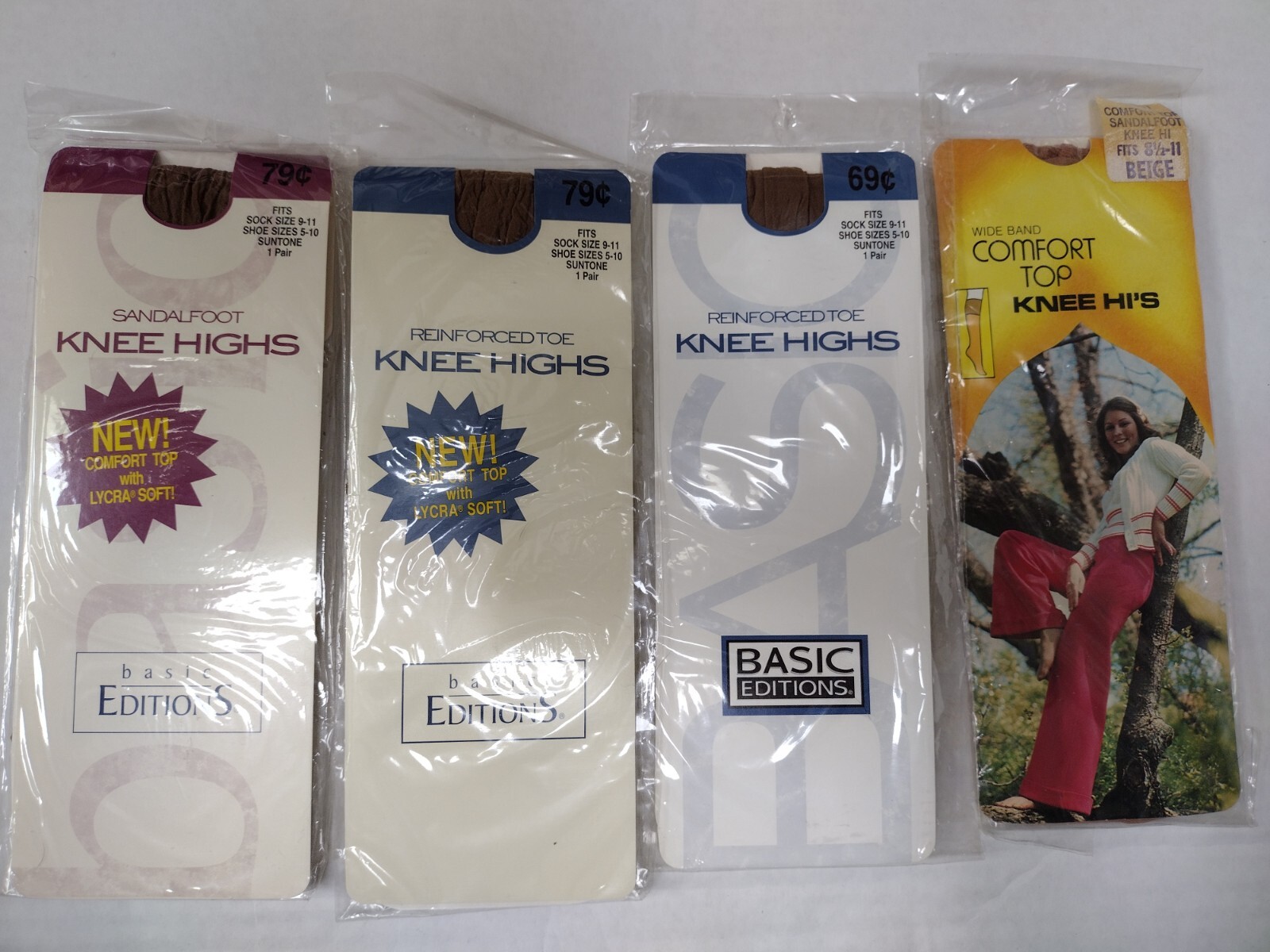 Vintage Nylons Kmart Basic Editions ComfortTop Kn… - image 2