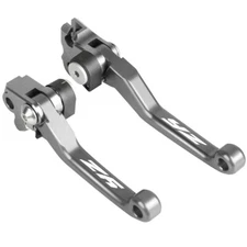 YZ Logo Motorcycle Dirtbike Pivot Brake Clutch Levers For YAMAHA YZ125 YZ250 NEW