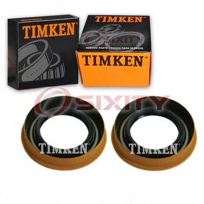 2 pc Timken Rear Transmission Output Shaft Seals for 1967-1974 GMC C35 C3500 mp