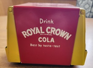 Drink Royal Crown Cola Soda Fountain Napkin Holder Rare Vintage Rc