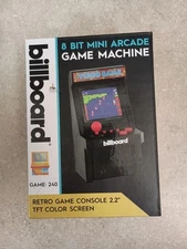 Billboard 8-Bit Mini Arcade Game Machine Retro Game 240 - 2.2" TFT Color Screen!