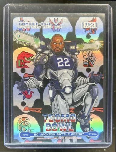 2026 Bo Jackson Battle Arena Tecmo Bowl Emmitt-164 Helmets Battlefoil SP #H546