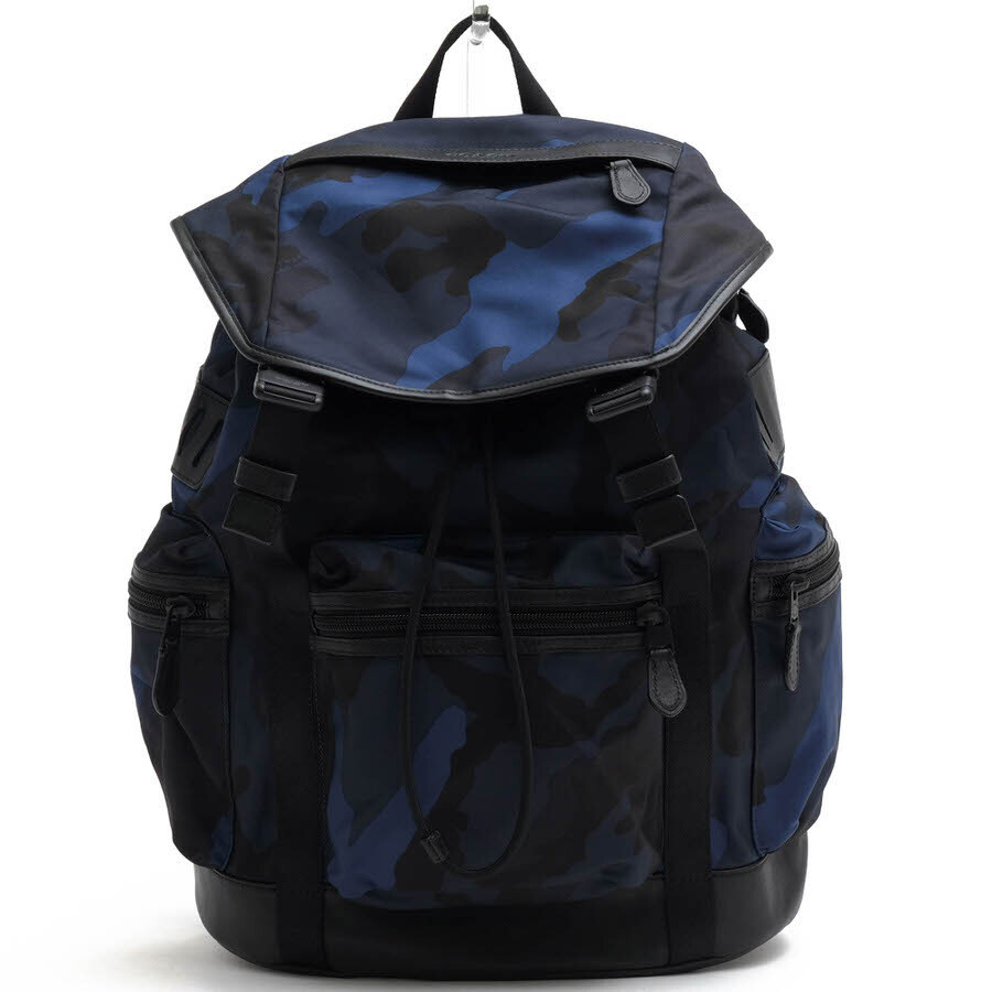 COACH Printed Nylon Terrain Trek Backpack F54783 in Cam