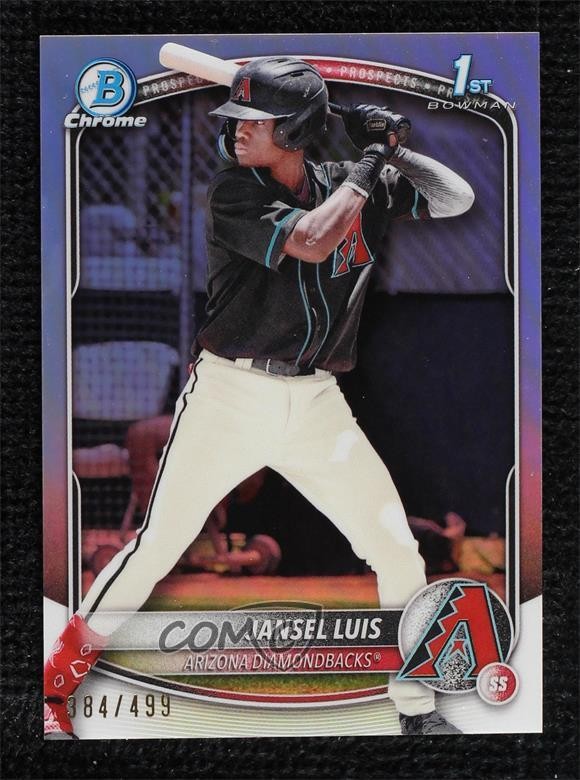 2025 Bowman Chrome Prospects Refractor 384/499 Jansel Luis #BCP-84 0ca0
