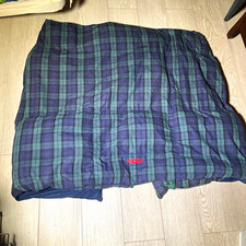 Vintage Lauren Ralph Lauren plaid queen comforter super plush