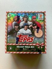 2025 Topps Holiday Baseball Factory Sealed Mega Box New