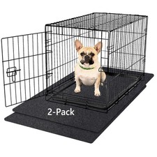 Kennel Pad Dog Crate Mat Liner, Absorbs Urine, Waterproof, Non-Slip, Washable...