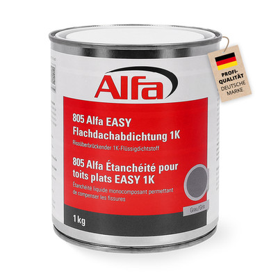Alfa EASY Flachdachabdichtung 1K-Flüssigkunststoff gebrauchsfertig | 1kg - 3 kg