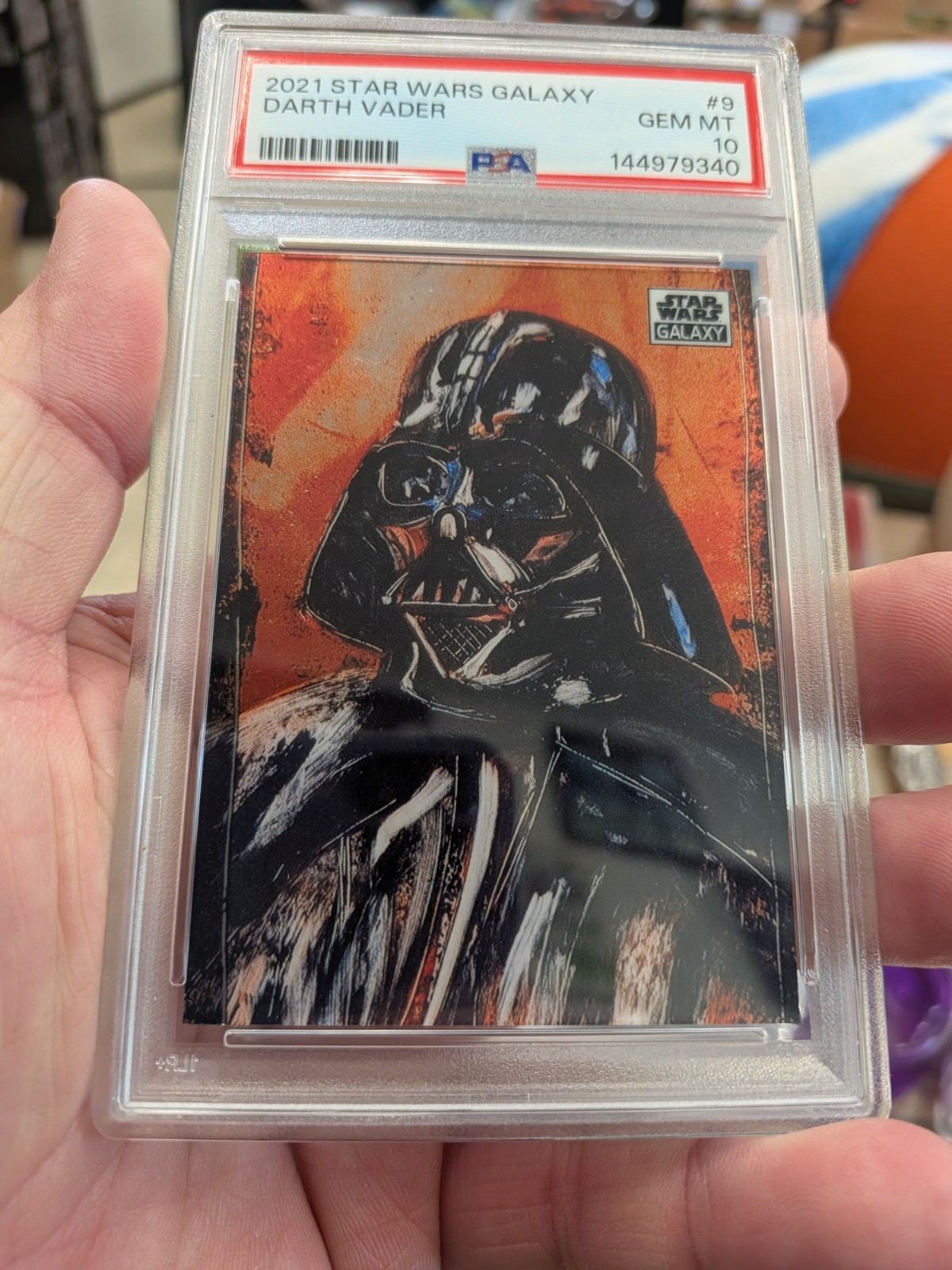 2021 Star Wars Galaxy Darth Vader #9 🚨PSA 10 view 1